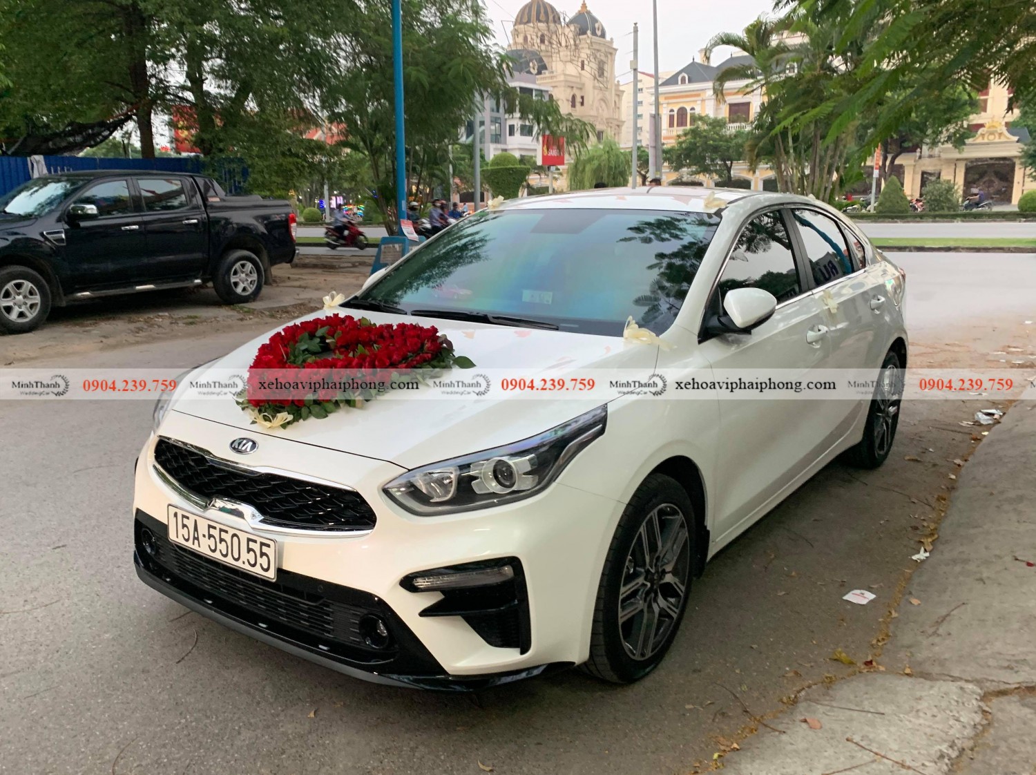 THUÊ XE CƯỚI KIA CERATO TRẮNG GIÁ HỢP LÝ CHO MỌI QUÝ KHÁCH HÀNG
